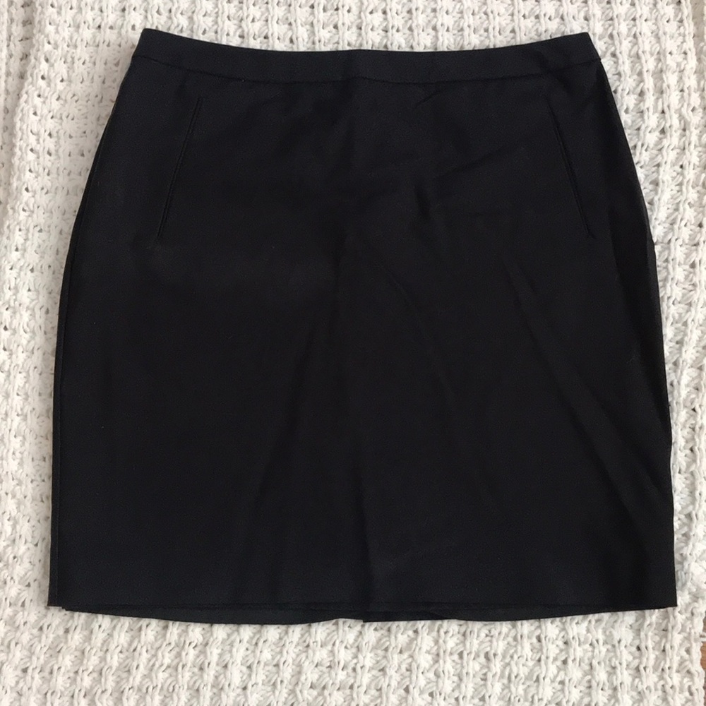 Halogen knee length lined skirt.  Size 14